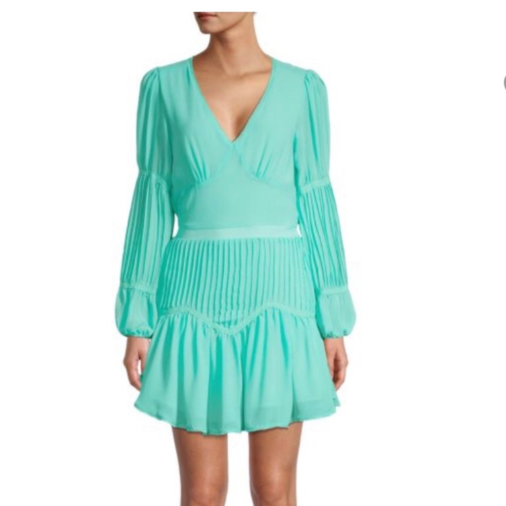 NWT Emmie Rose Fit and Flare dress in Aqua Size Medium